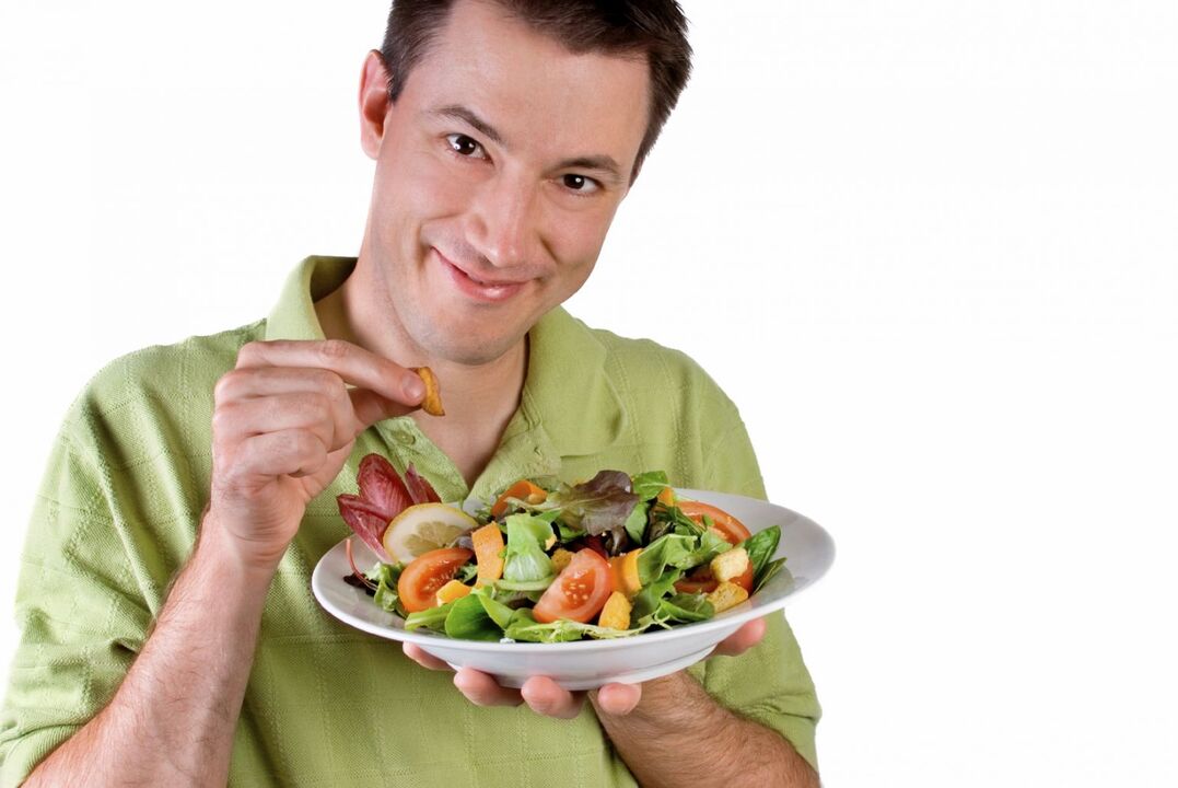 om care mănâncă salată de legume pentru potență