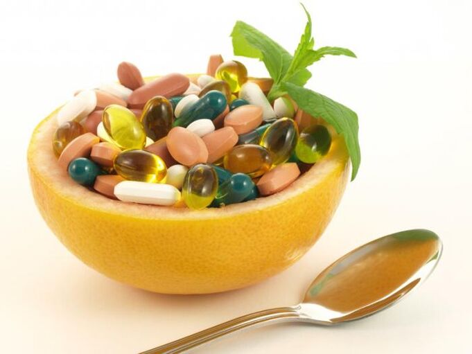O varietate de vitamine pentru a crește potența